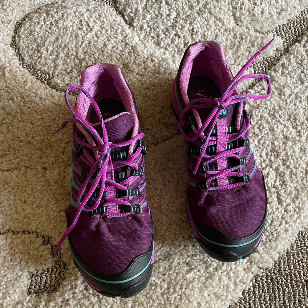 Merrill sneakers, worn twice inside gym - never outside. Like new condition.